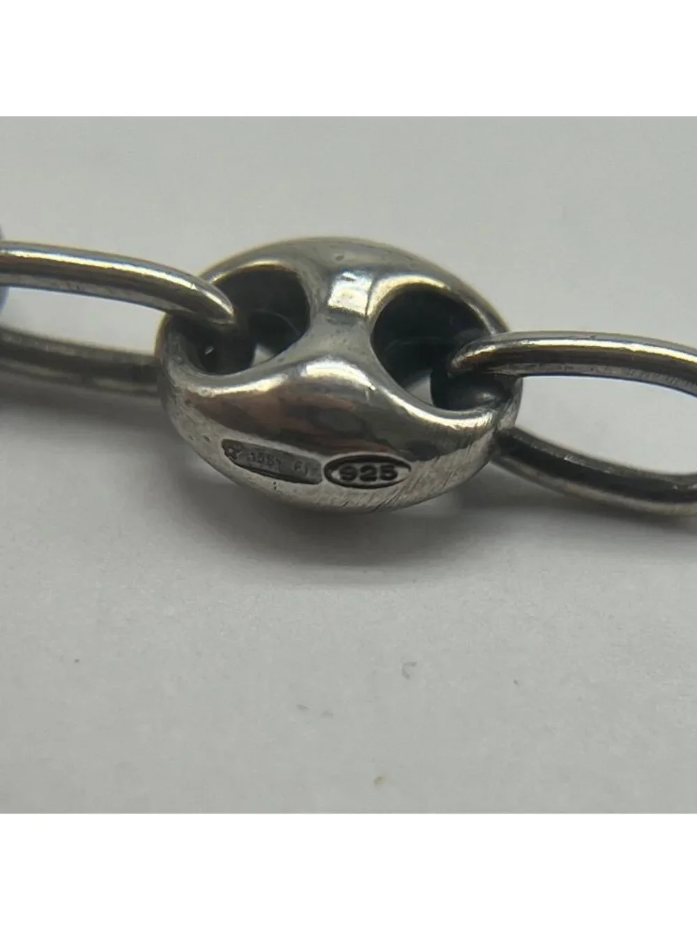 Gucci Marina Chain Whale Tail Necklace 925 Sterling Silver